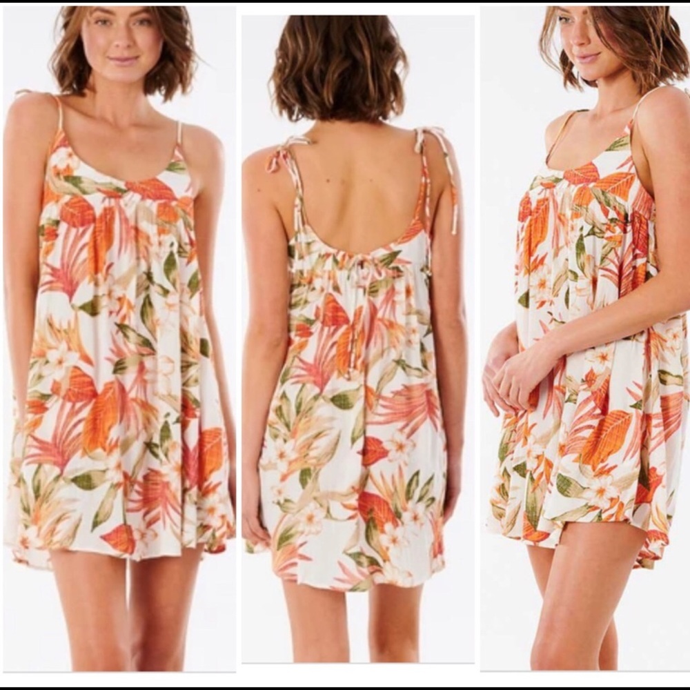 Rip Curl North Shore Mini Dress in Blush  NWT